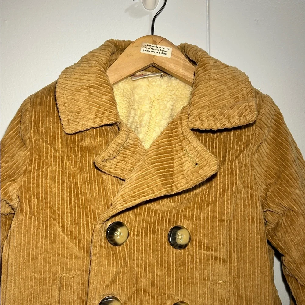 Almost NEW Hanna Andersson pea corduroy coat K00060 size 100